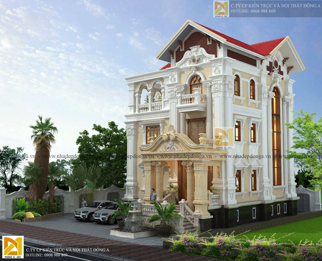 Biệt thự cổ điển 3 tầng