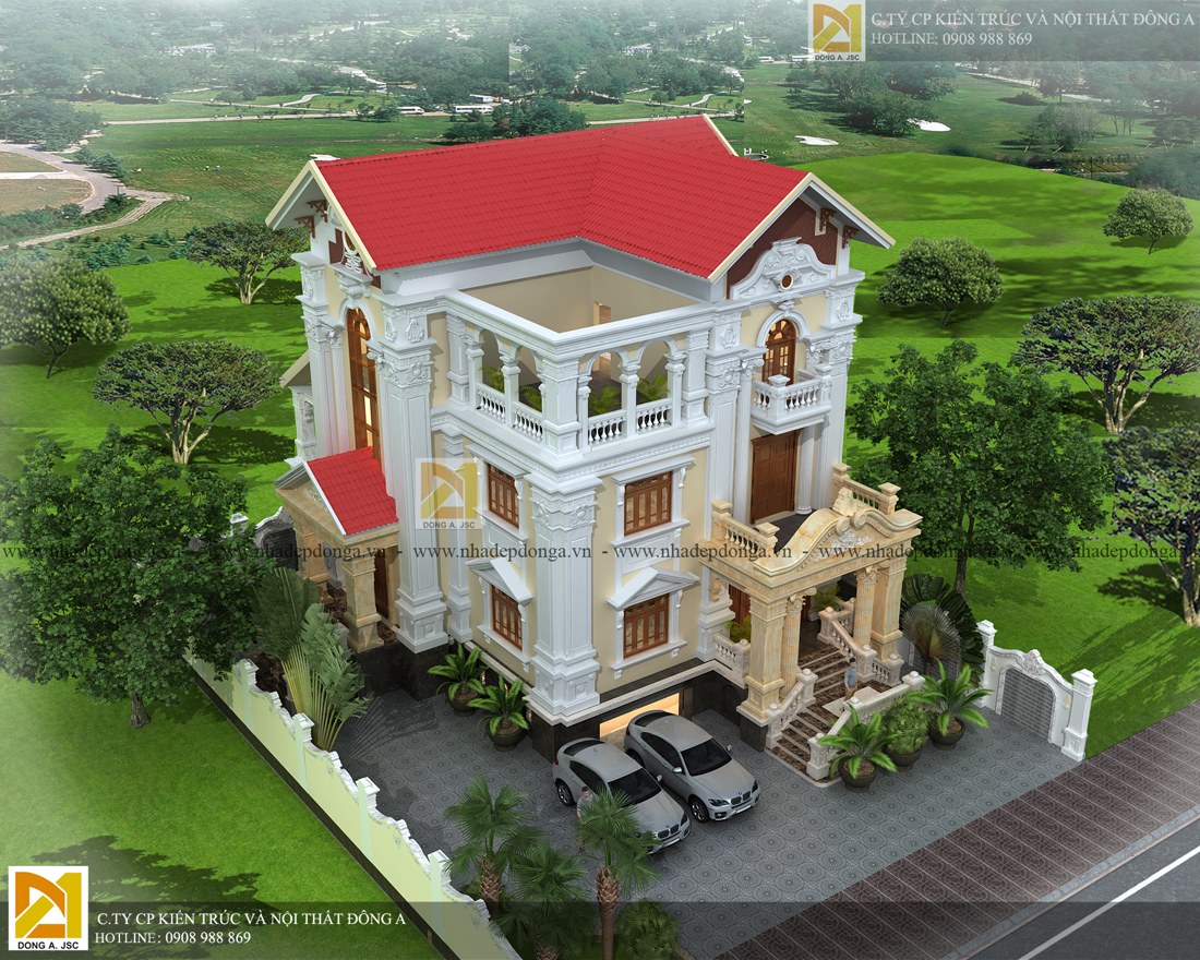 Biệt thự cổ điển 3 tầng