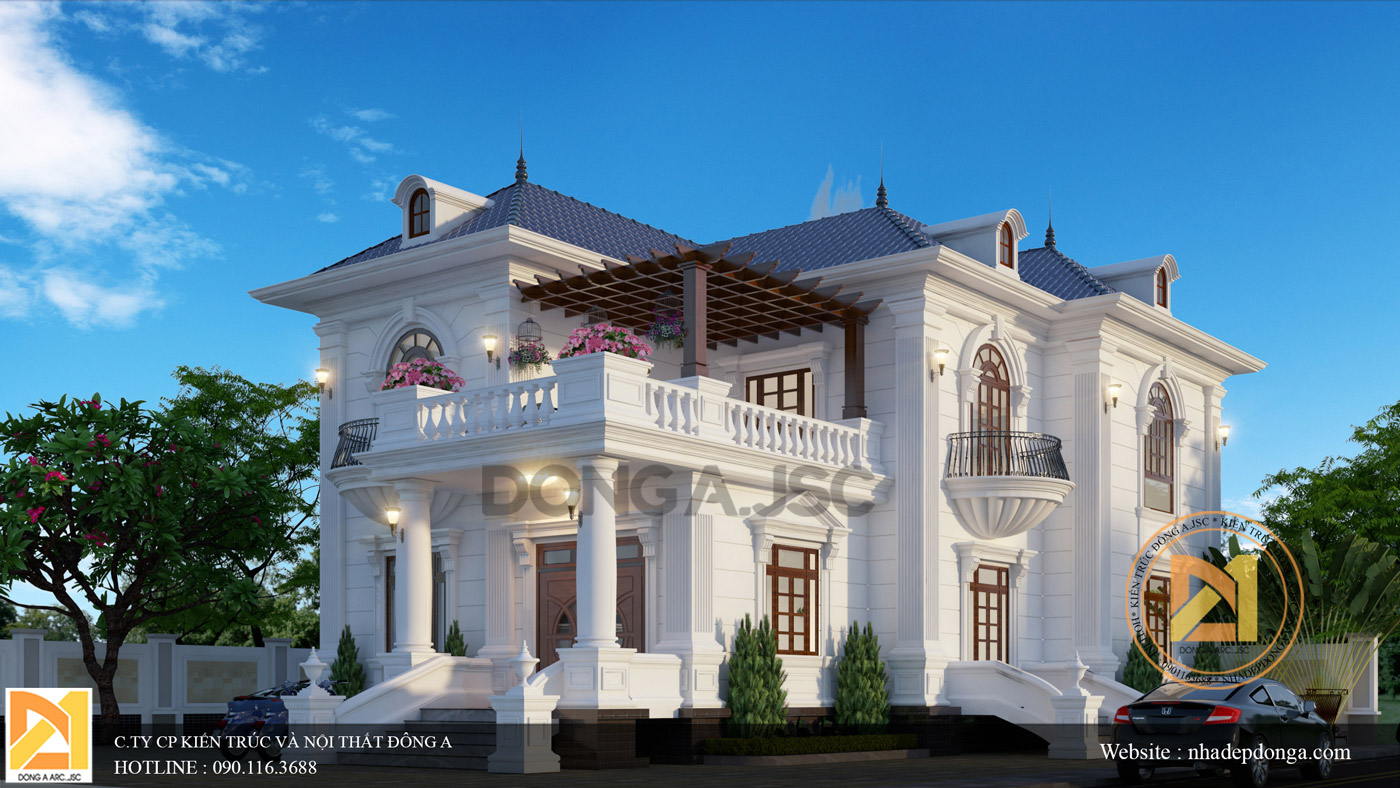 biệt thự tân cổ điển 2 tầng đẹp biệt thự tân cổ điển 2 tầng đẹp