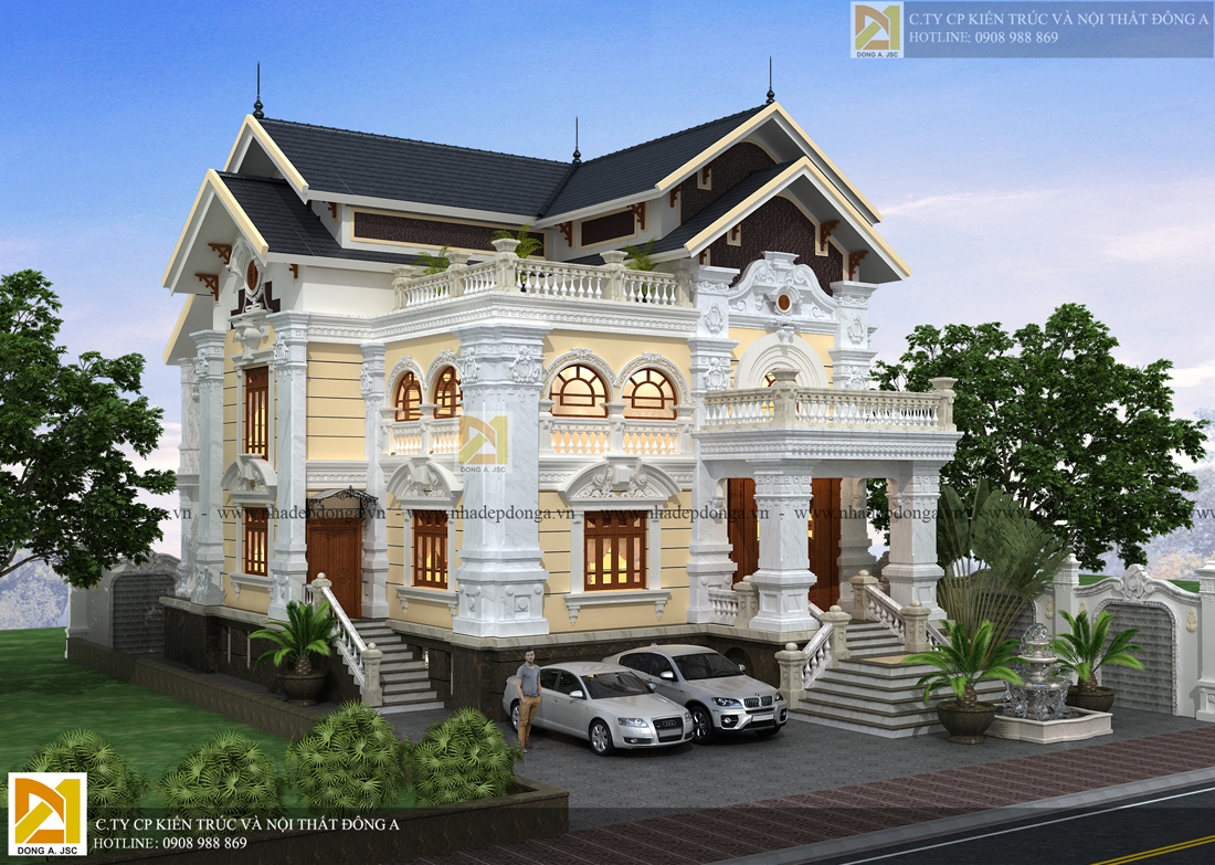 biệt thự cổ điển Pháp