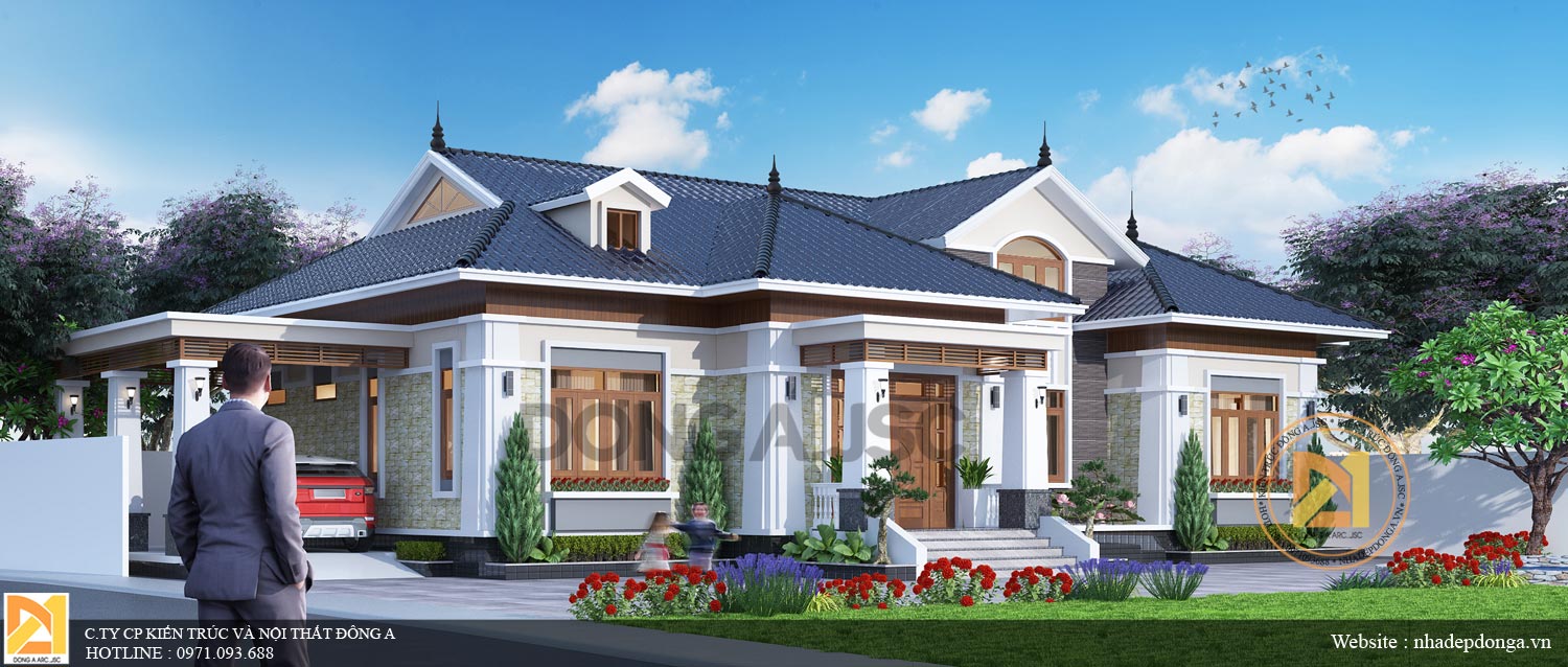 Biệt thự vườn 1 tầng đẹp Biệt thự vườn 1 tầng đẹp