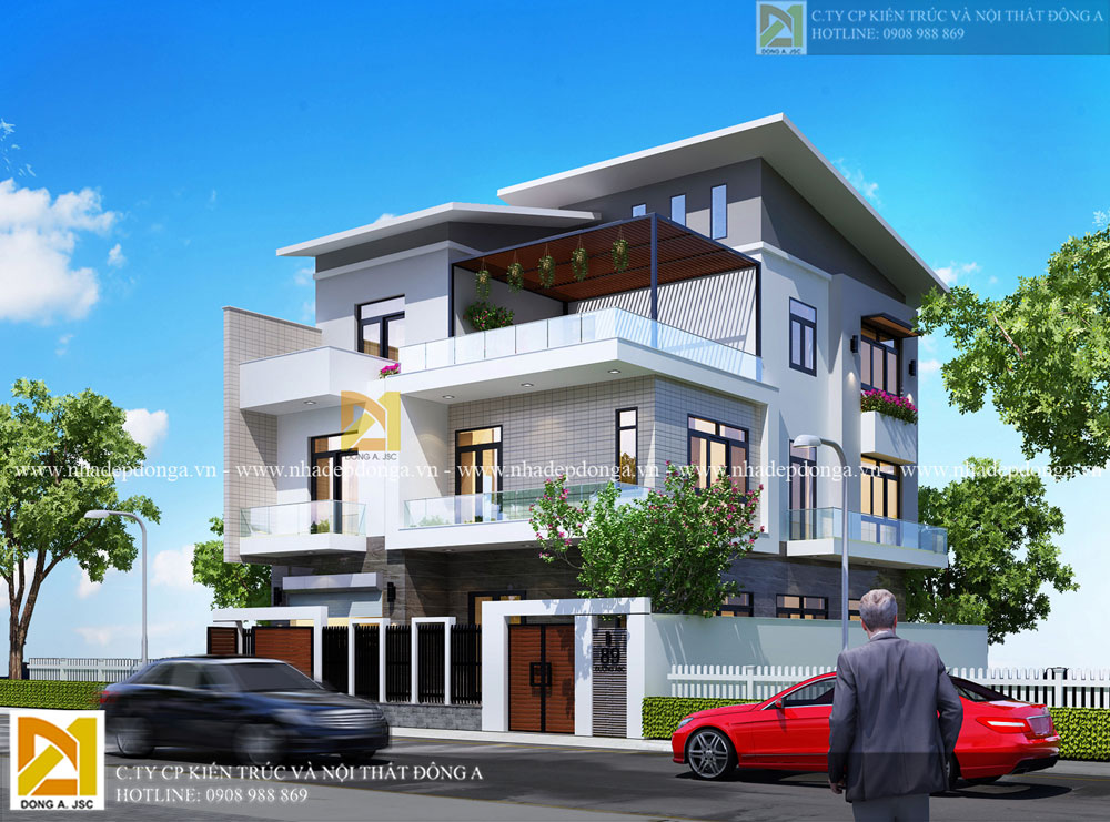 Mẫu biệt thự hiện đại đẹp 3 tầng Mẫu biệt thự hiện đại đẹp 3 tầng
