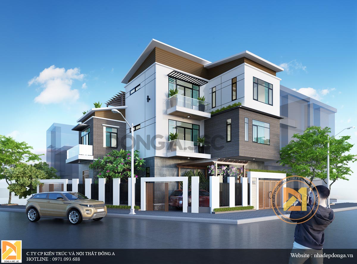 Mẫu biệt thự hiện đại 3 tầng đẹp Mẫu biệt thự hiện đại 3 tầng đẹp