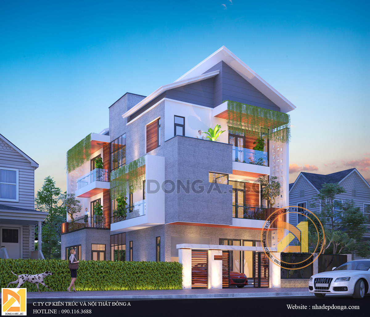 mẫu biệt thự phố hiện đại 3 tầng mái bằng mẫu biệt thự phố hiện đại 3 tầng mái bằng