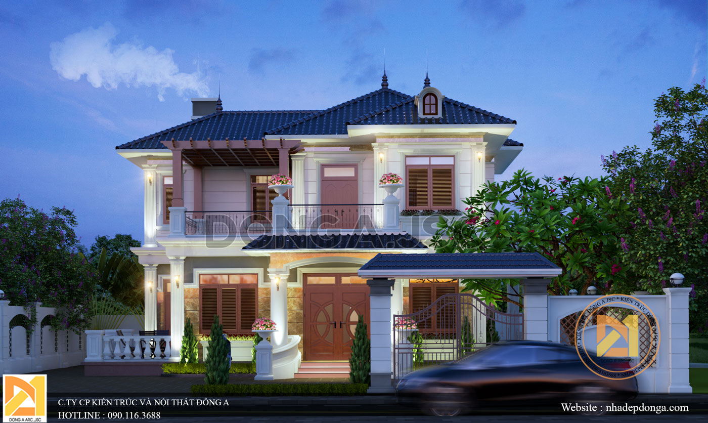 Mẫu biệt thự tân cổ điển 2 tầng