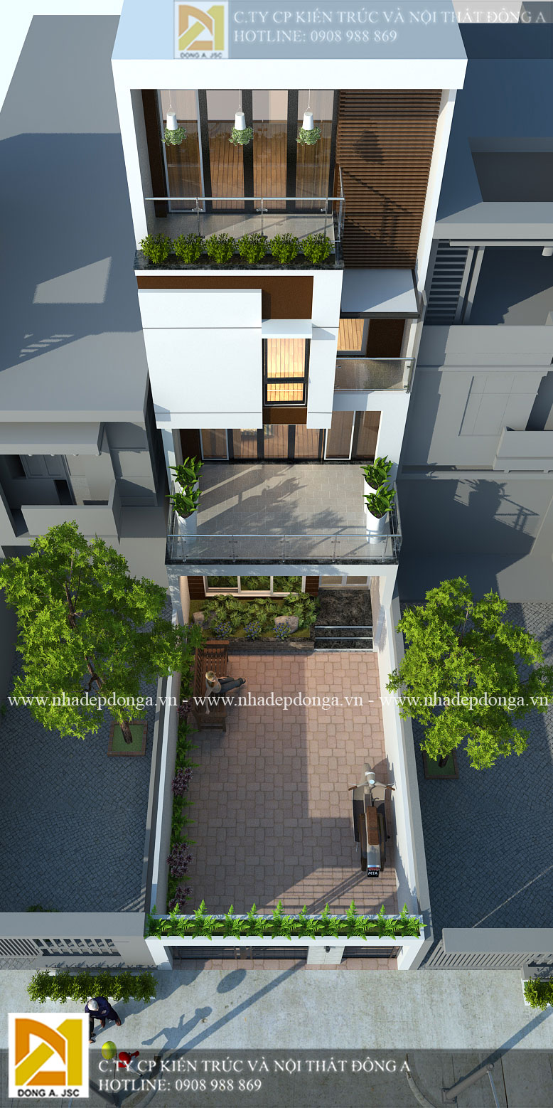 mau-thiet-ke-nha-ong-3 Mẫu thiết kế nhà ống đẹp 3 tầng