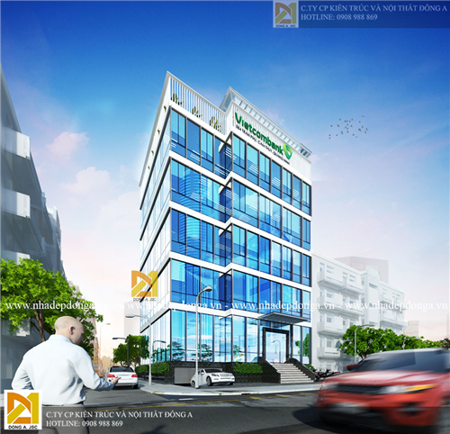 Mẫu thiết kế tòa nhà văn phòng Vietcombank KTVP-2187